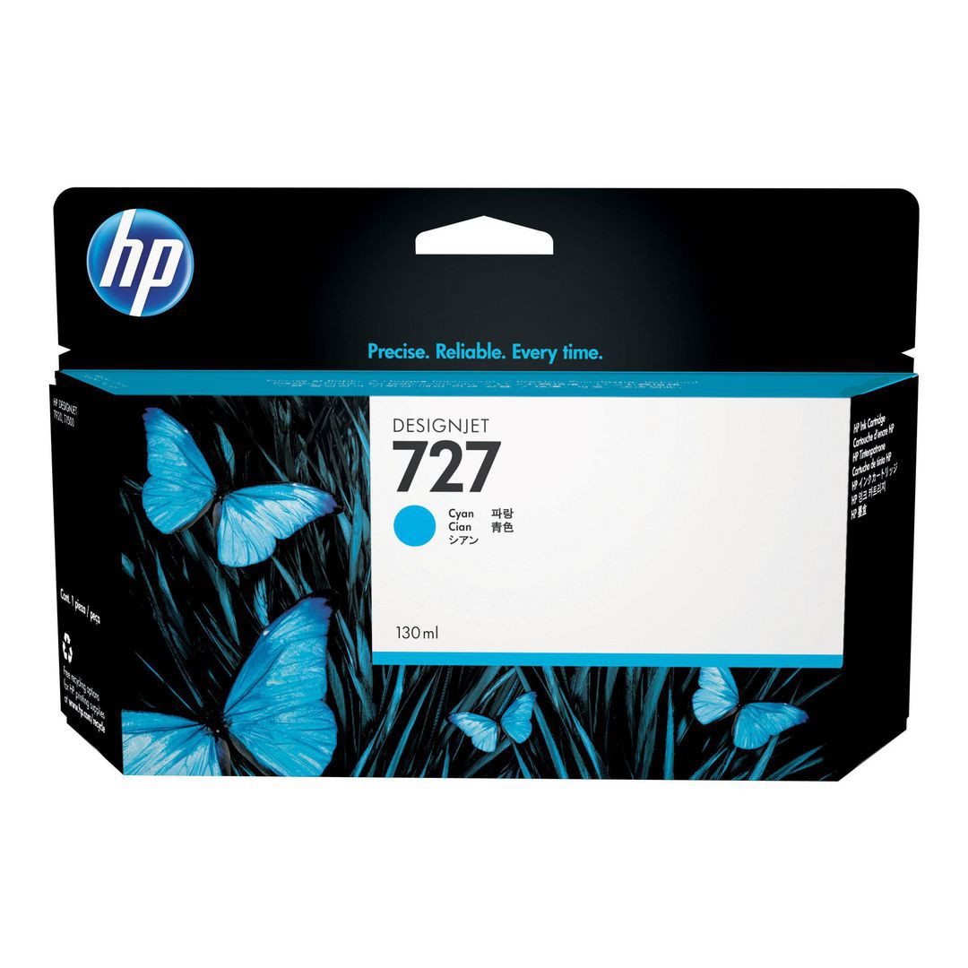 No727 Cyan ink cartridge, 130 ml.