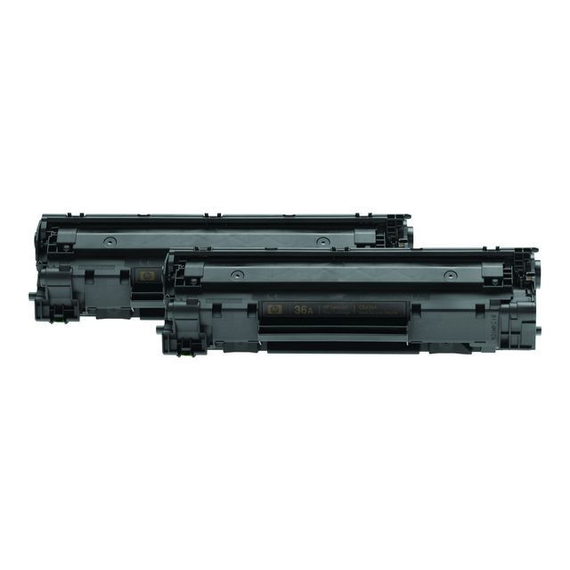 LaserJet 36A black toner(2) dual-pack