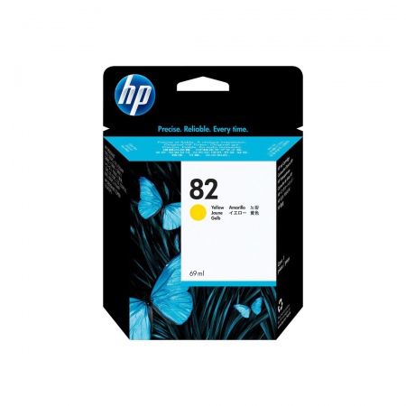 HP Blekkpatron No.82 Gul (69ml)