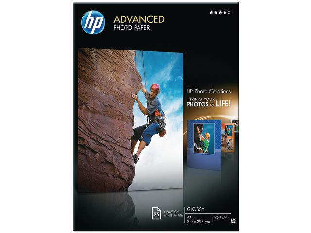 BildeHP A4 Advanced Glossy Fotopapir 250 g/m (25)