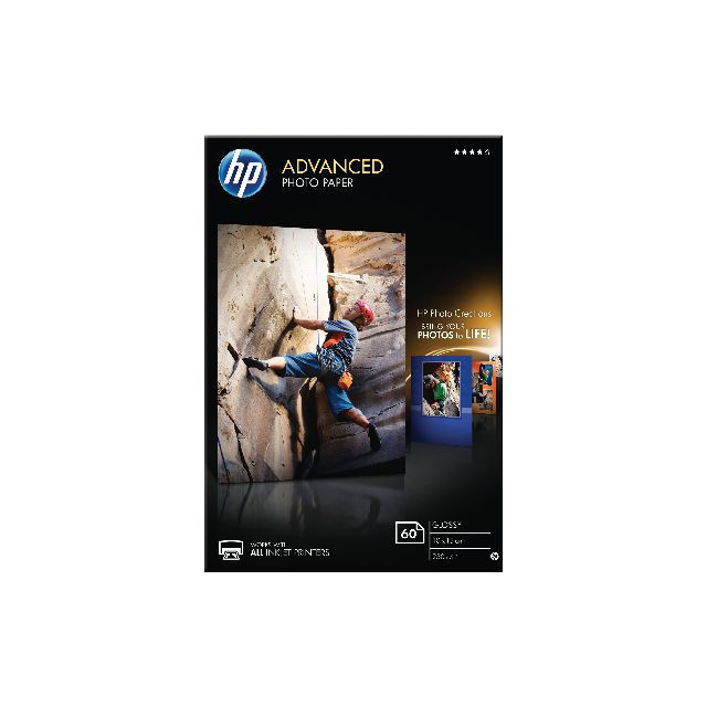 HP A4 Advanced Glossy Fotopapir 250 g/m (25)