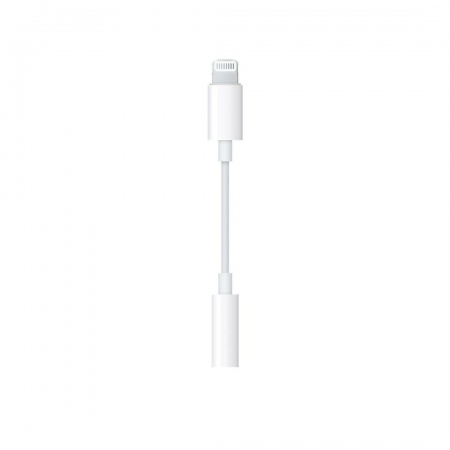 Apple Lightning to 3.5 mm Headphone Adapter, White