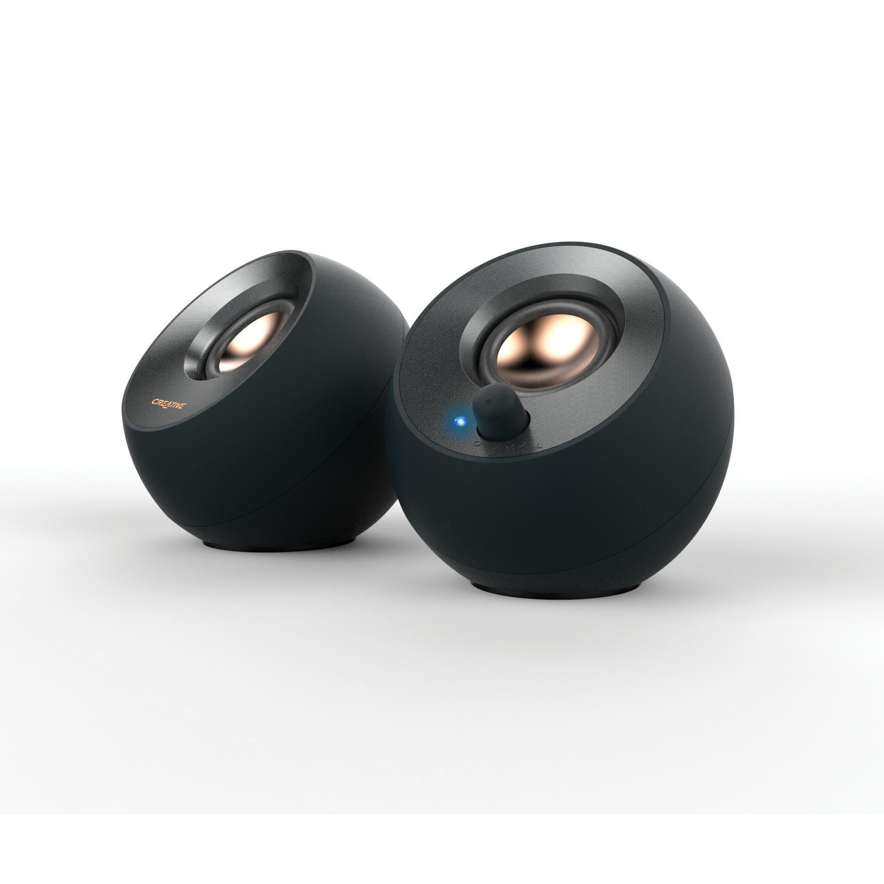 Pebble V2 USB Speakers, Black