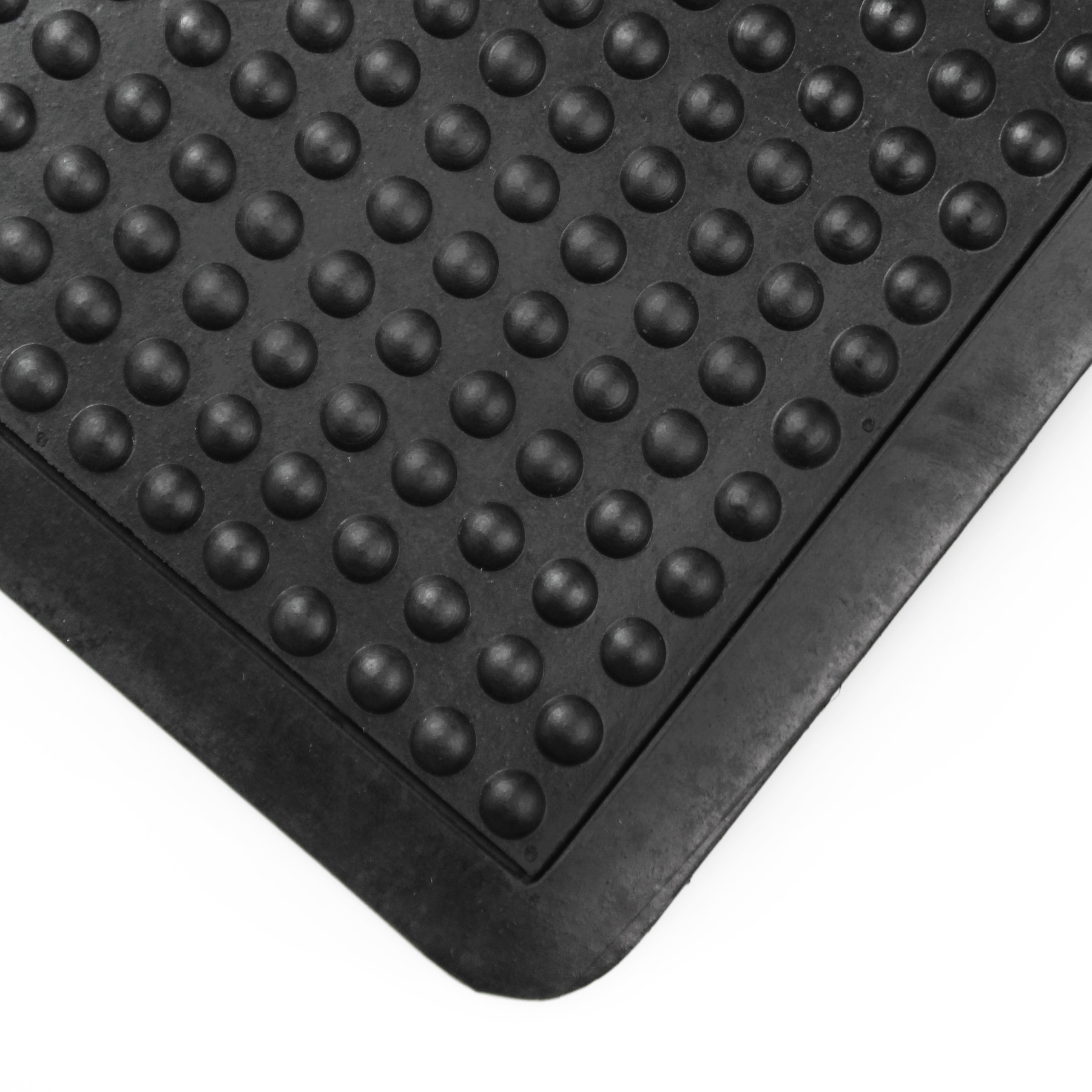 Doortex anti-fatigue rubber mat 61x91 cm black