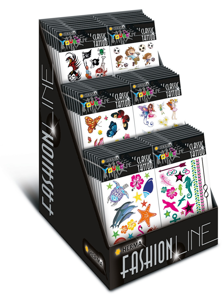 BildeHerma Classic Tattoo Farger Displ./60 stk.