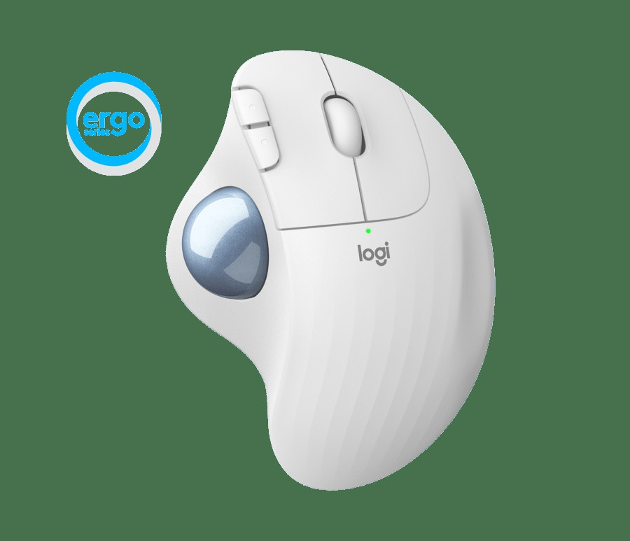 BildeErgo M575 Business Wireless Trackball, Off white