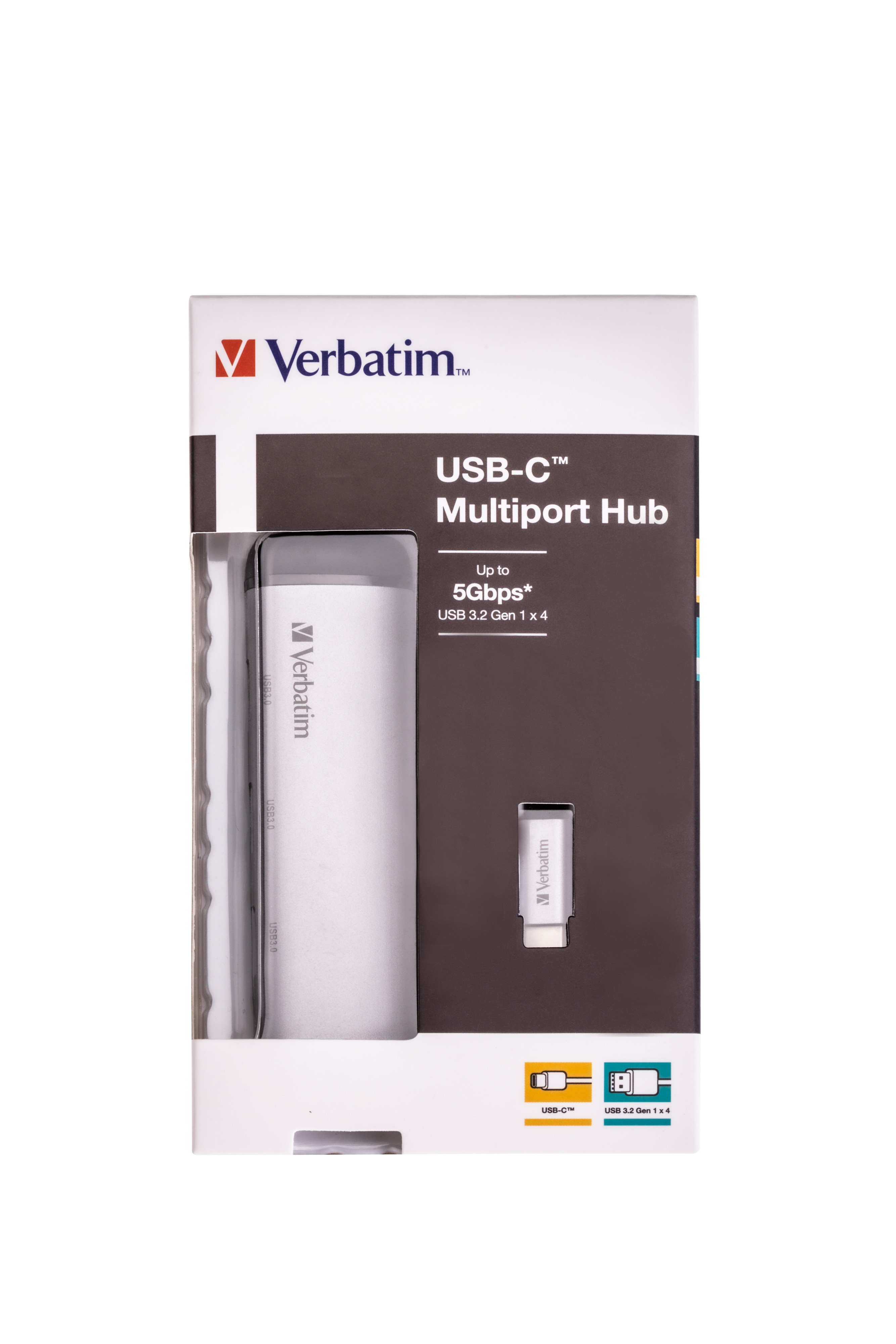 USB-C Multiport Hub 4 x USB 3.2, Silver