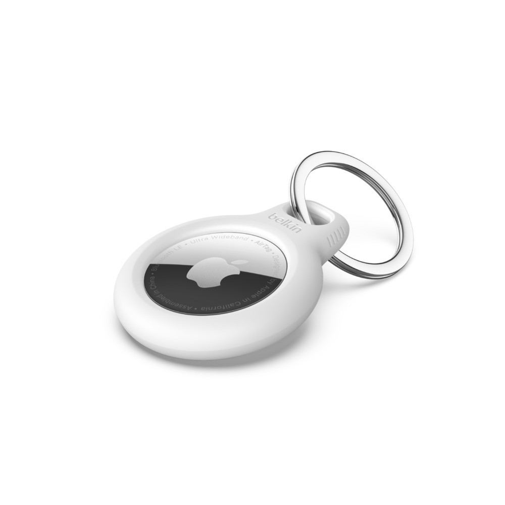 BildeSecure Holder with Keyring - White