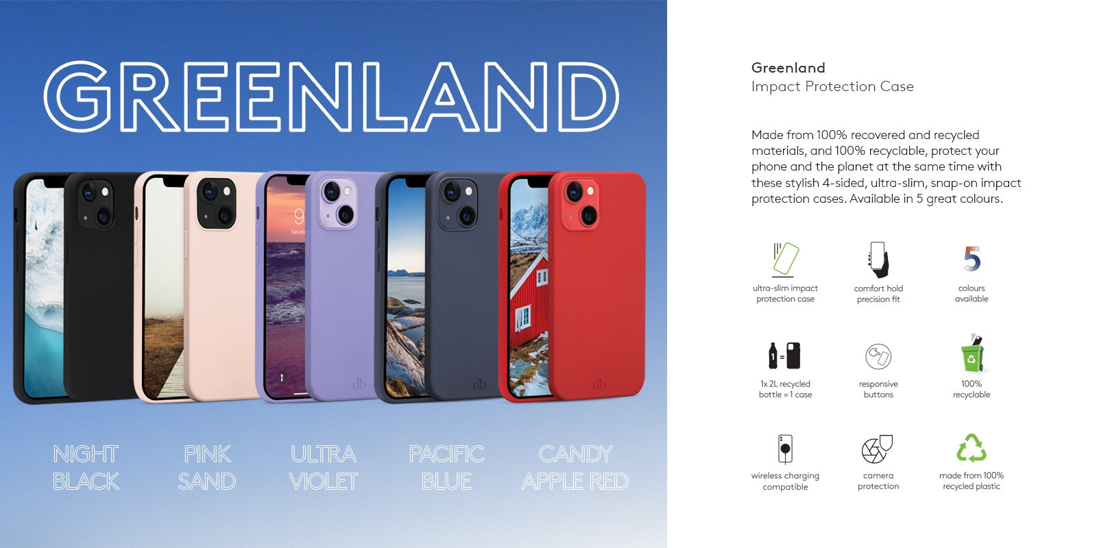 Greenland iPhone 13, Pink Sand (ECO)