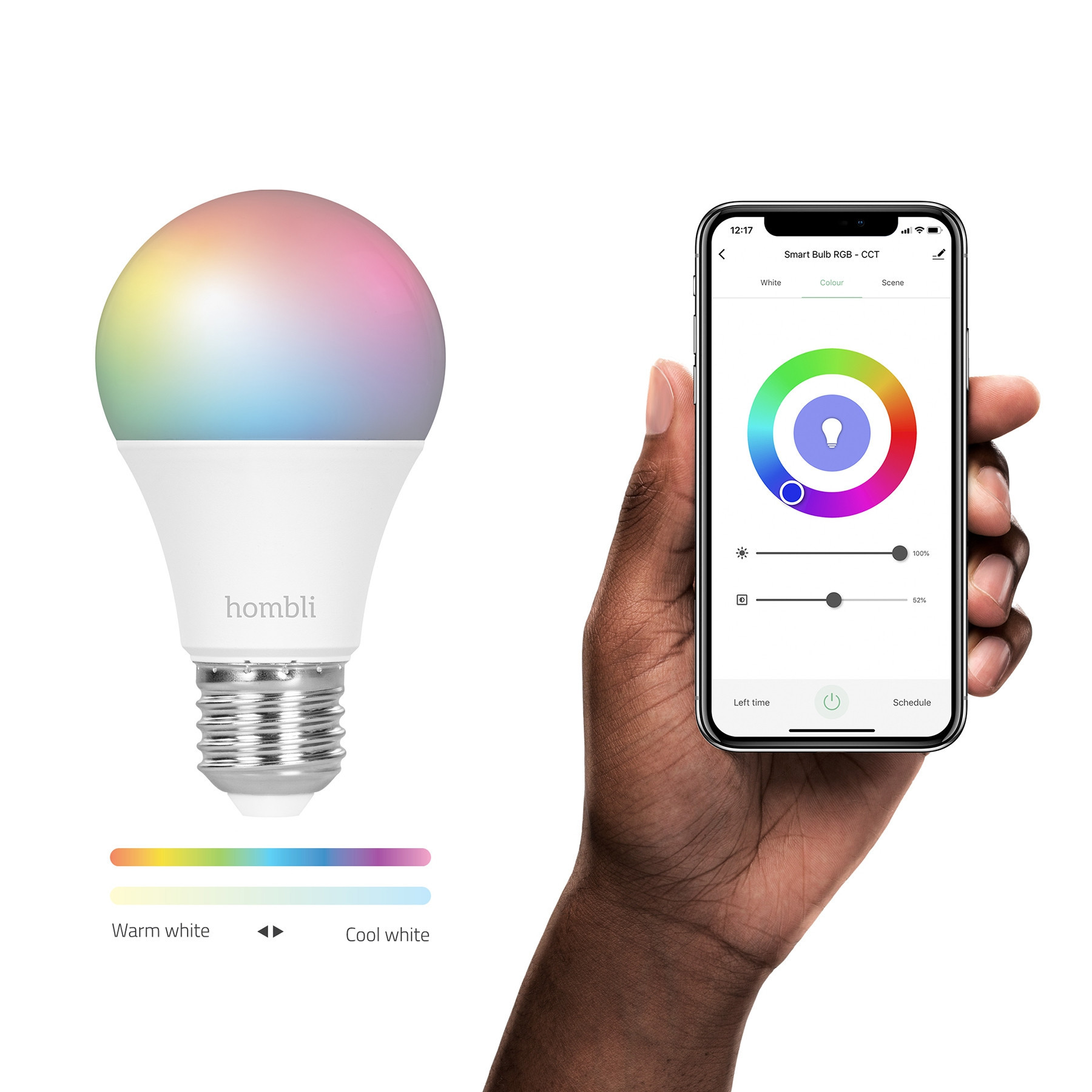 Hombli Smart Lyspre 9W RGB & CCT (E27)