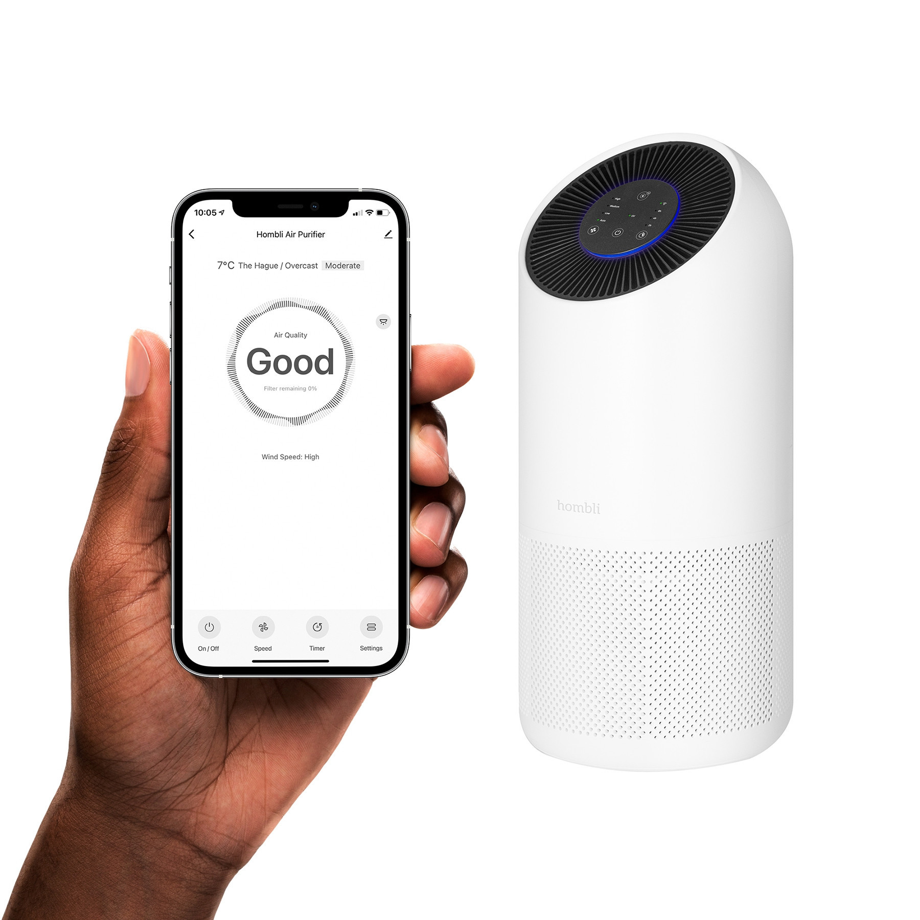 HombliSmart Luftrenser XL, Hvit