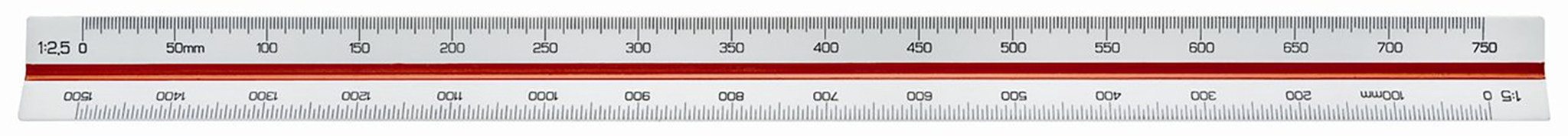 BildeLinex 313 Trekantet Mlestokk