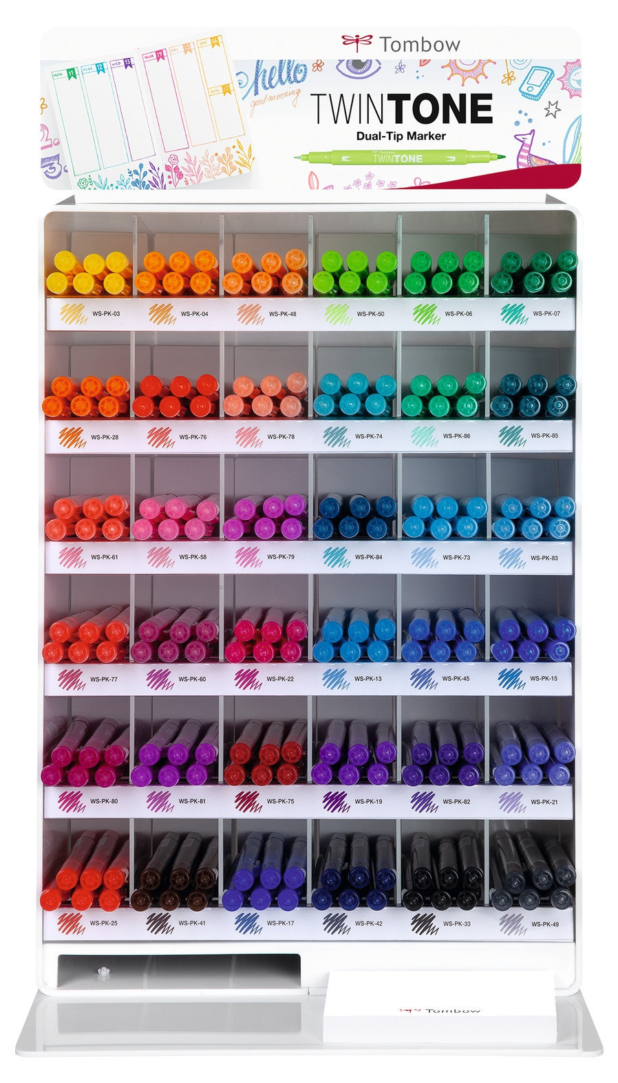 BildeTombow TwinTone penner etikettsett for Modular display