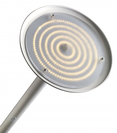 Unilux Pryska Uplight Lamp, White/Wood