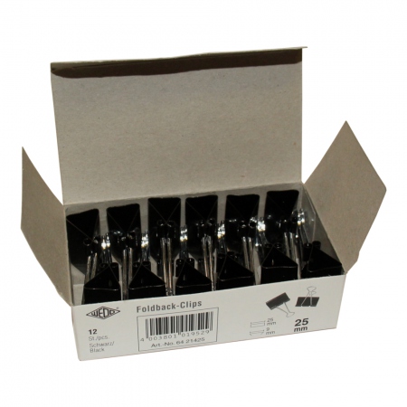 Papirklemmer Foldback 19mm