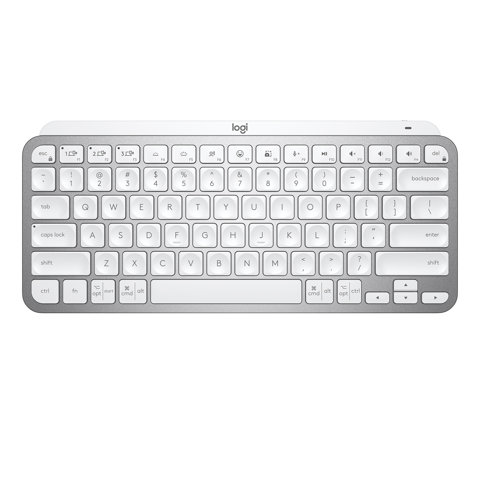 BildeMX Keys Mini Mac Minimalist Wirel. Keyboard, Grey (Nordic)
