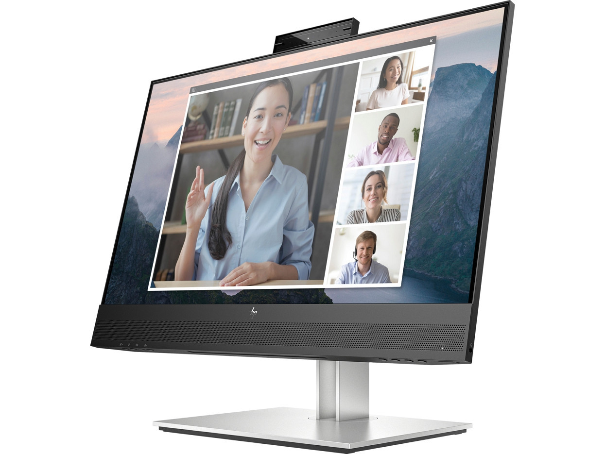 24'' HP Monitor E24mv G4 dock Conf FHD, Black/Silver