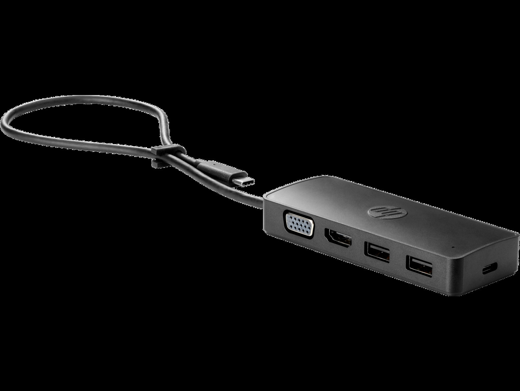 HP USB-C Travel Hub G2, Black