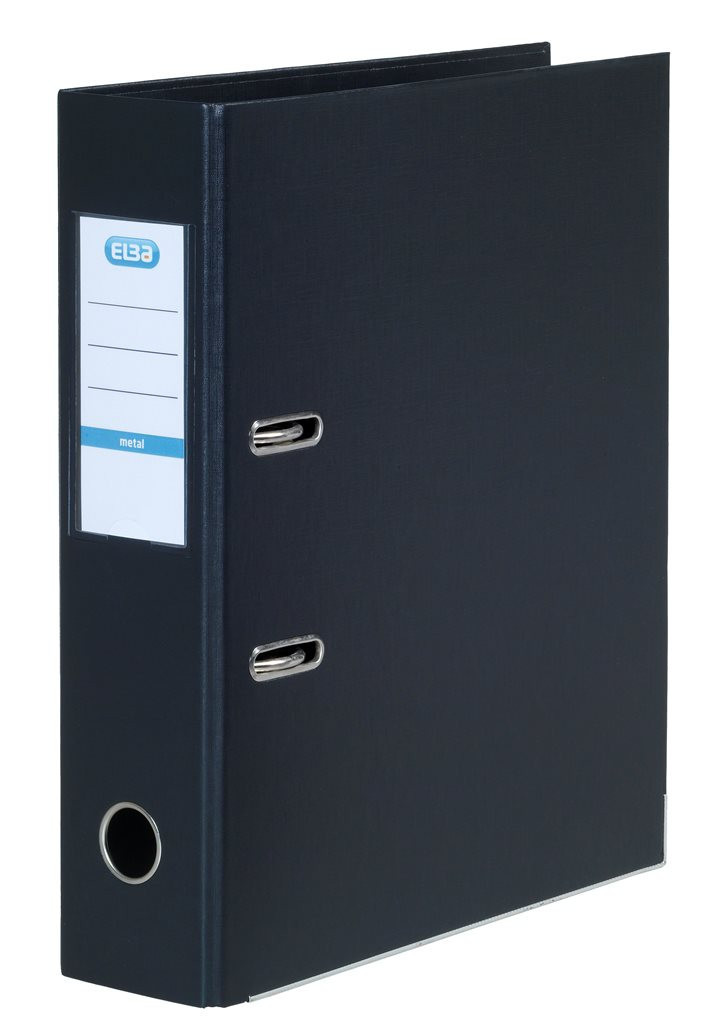 BildeBrevordner metal A4 80mm Sort