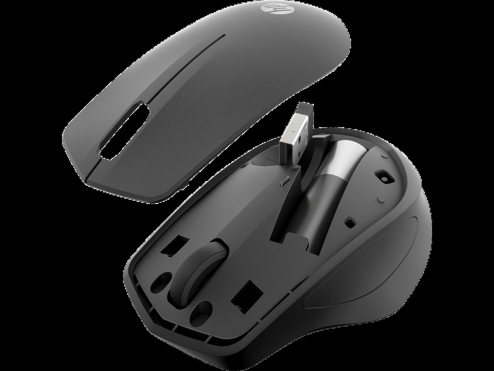 HP 280 Silent Wireless Mouse, Black (Consumer)