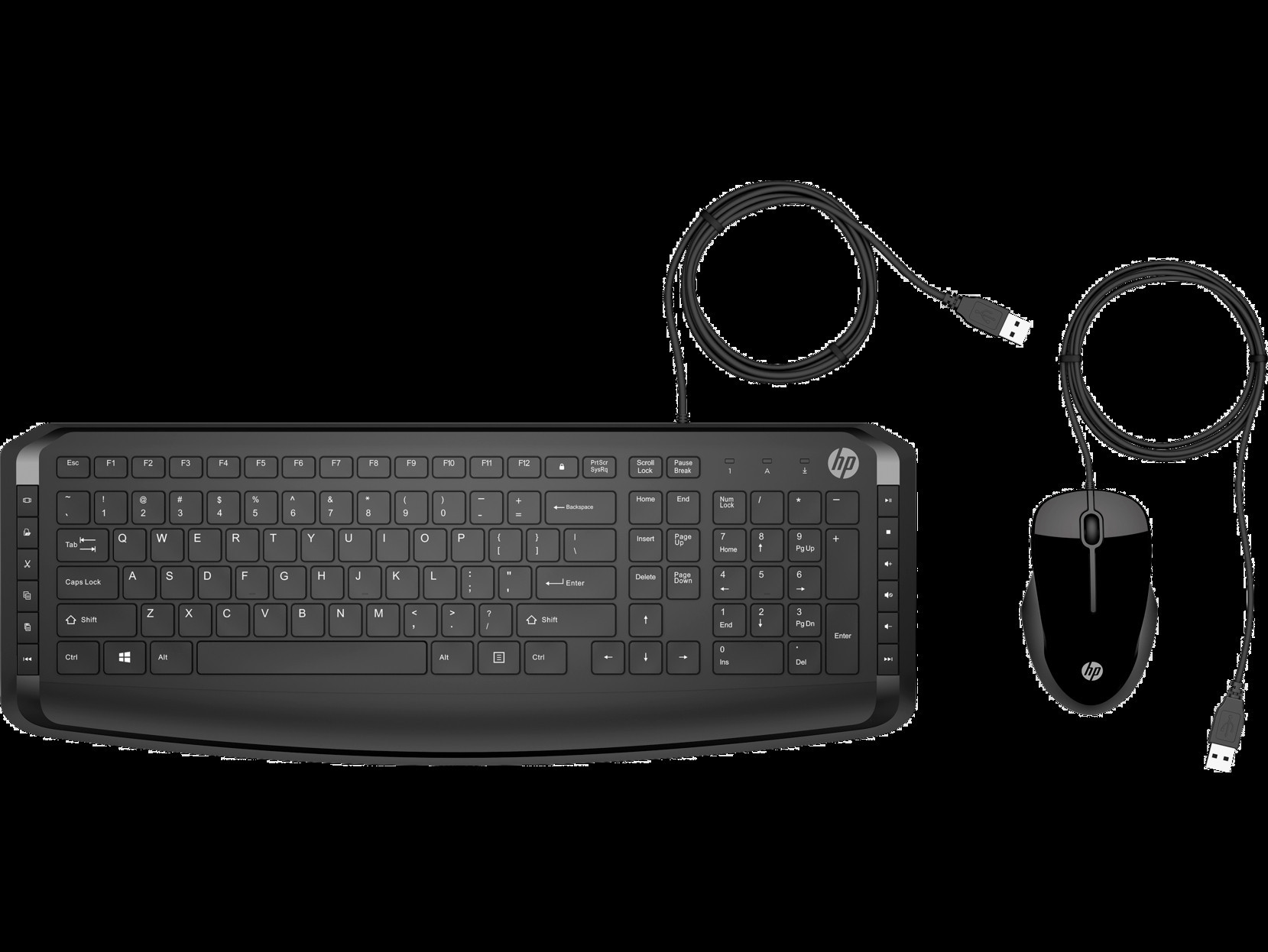 HP Pavilion 200 Wired Desktop set, Black - Nordic (Consumer)