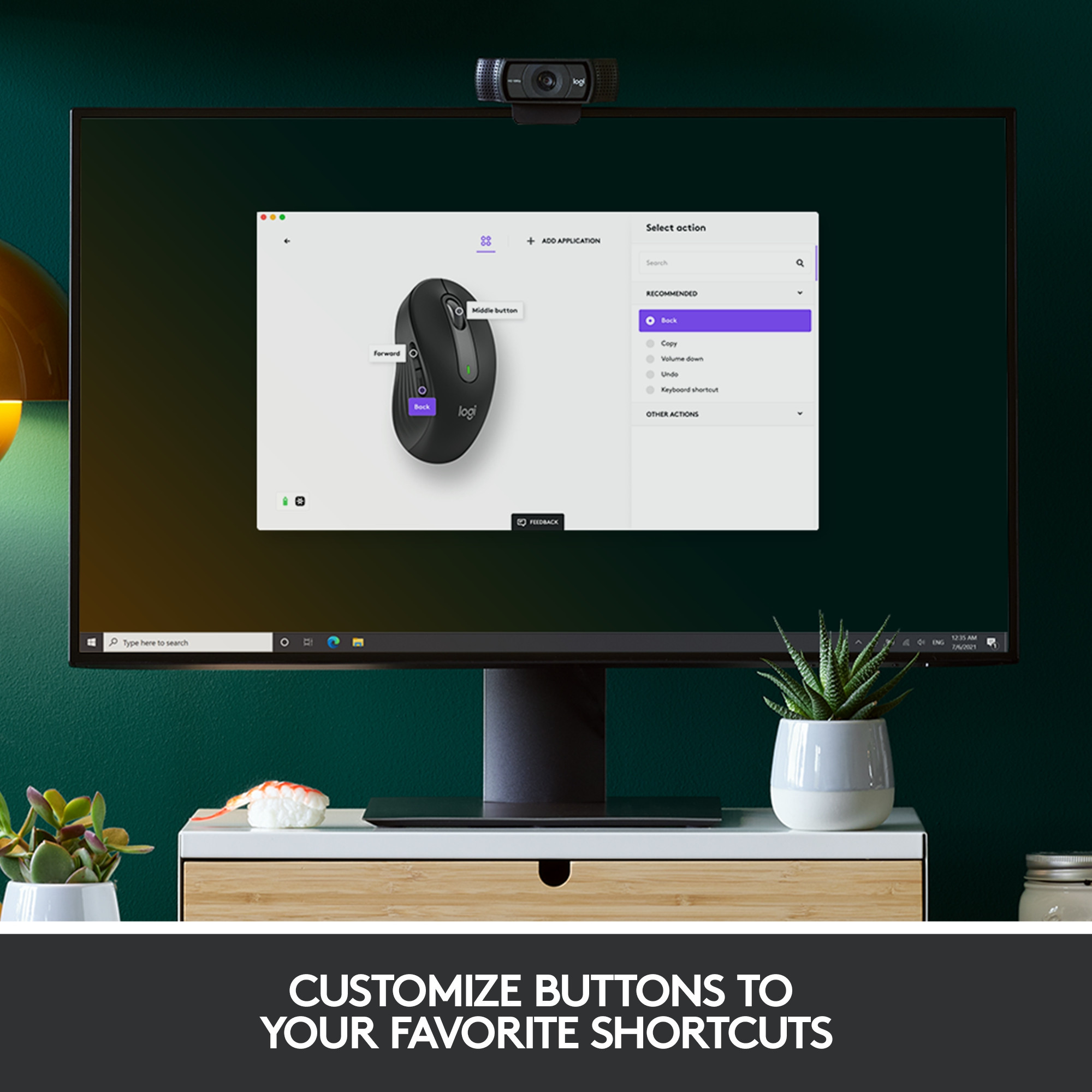 Logitech Signature M650 L Wireless Mouse, Graphite
