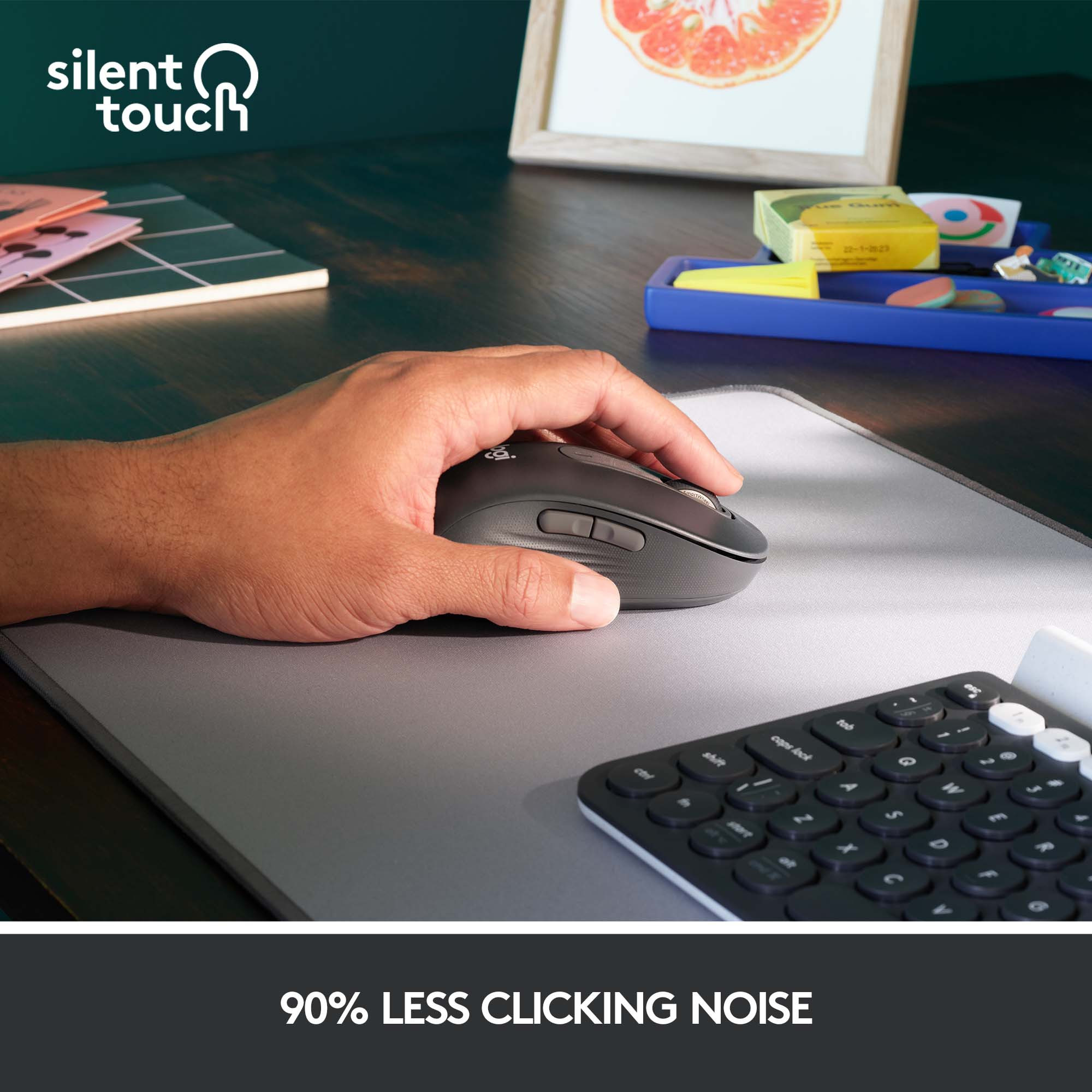 Logitech Signature M650 L Wireless Mouse Left, Graphite