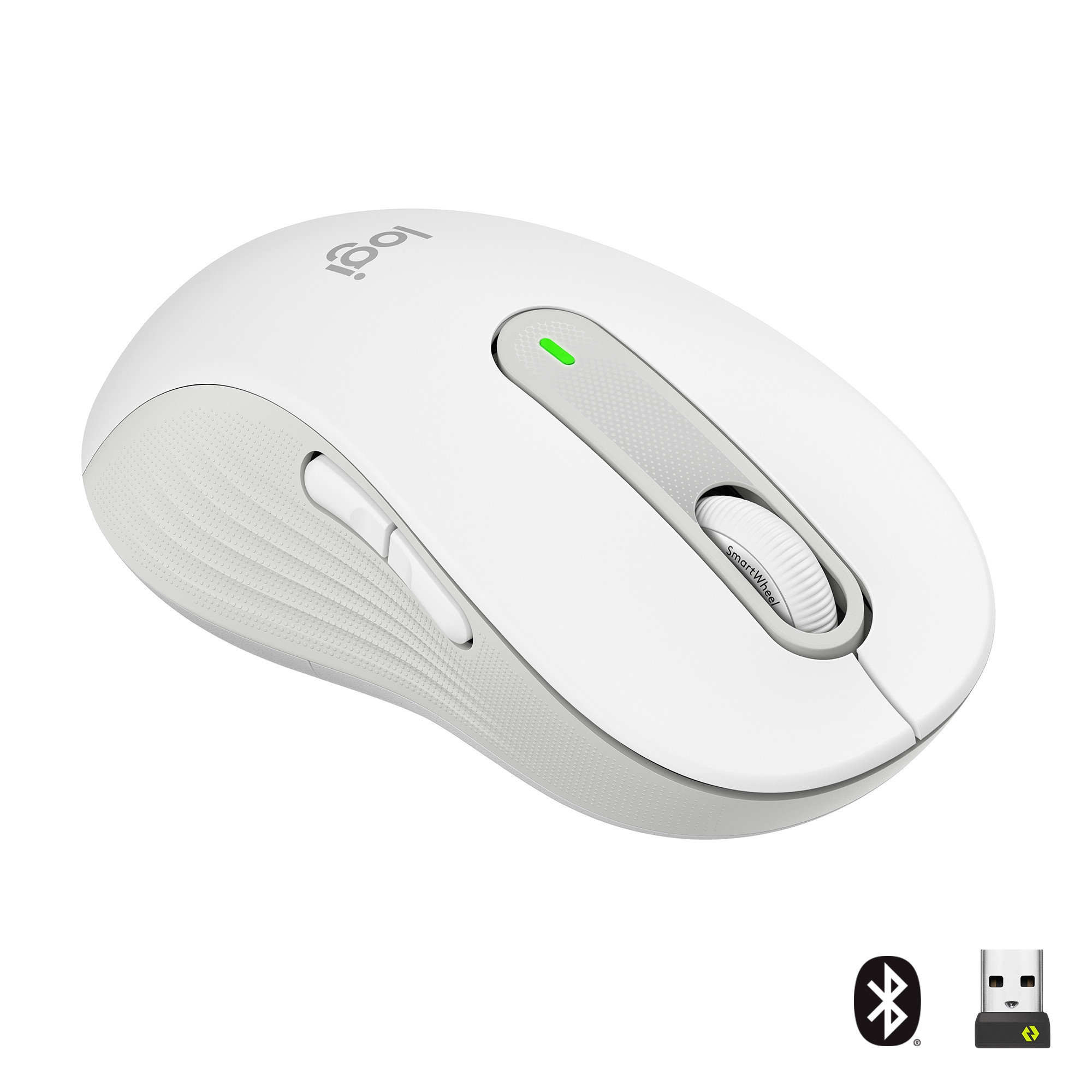 BildeLogitech Signature M650 L Wireless Mouse Left, Off-white