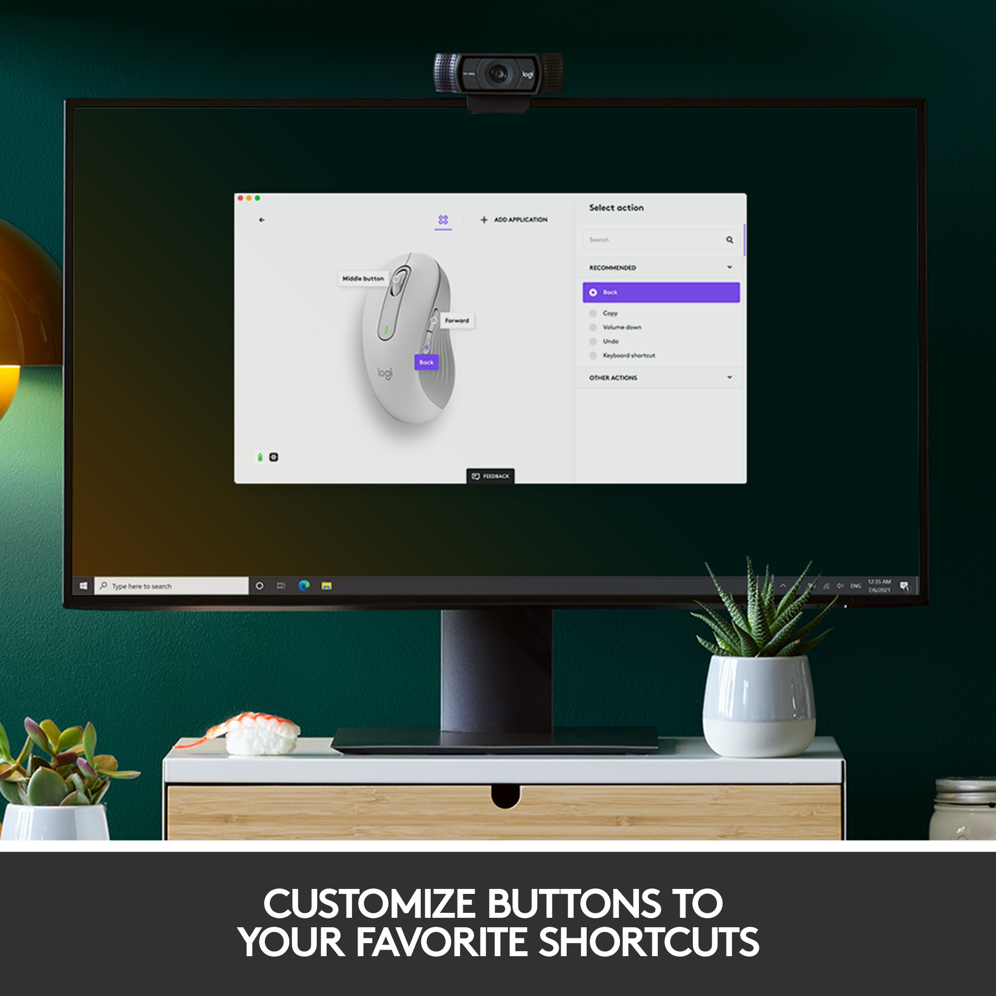 Logitech Signature M650 L Wireless Mouse Left, Off-white