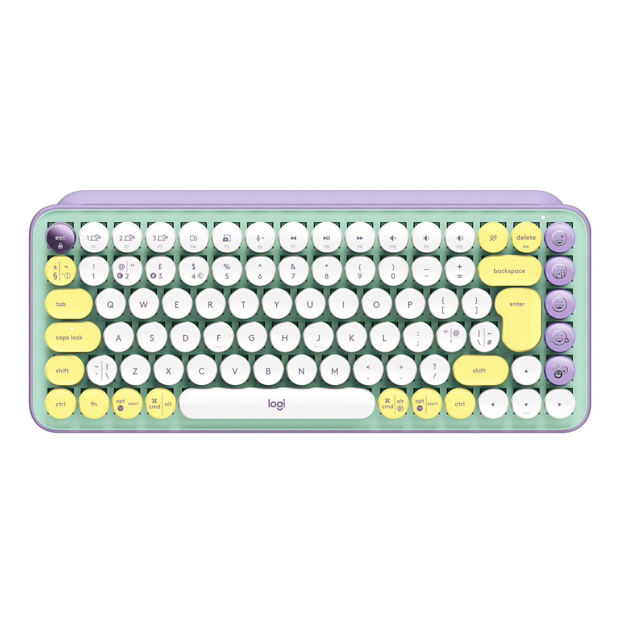 BildePOP Keys Wireless Keyboard, Daydream Mint (Nordic)