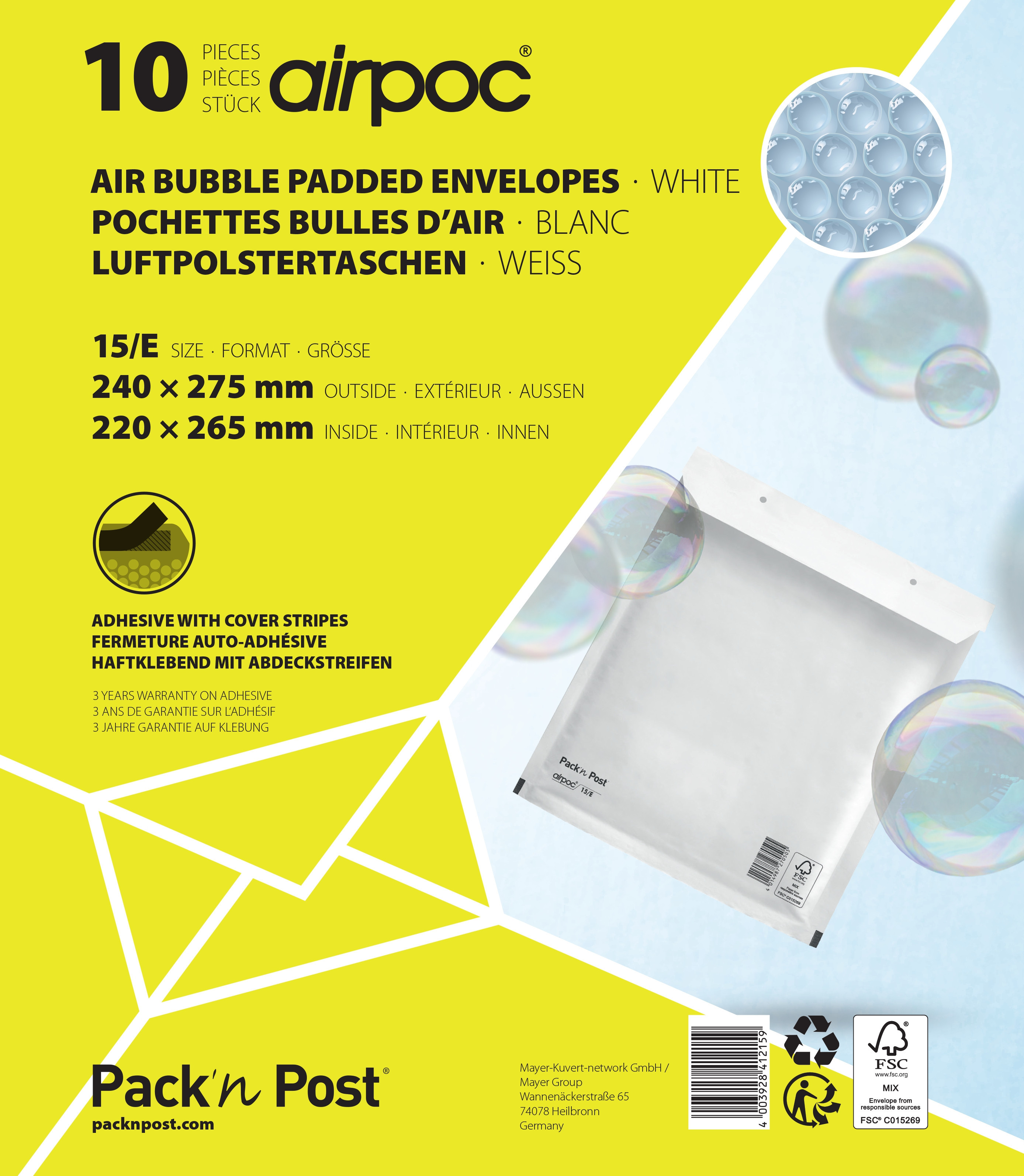 Bngers Boblepose Peel&Seal 220 x 265 mm (10)