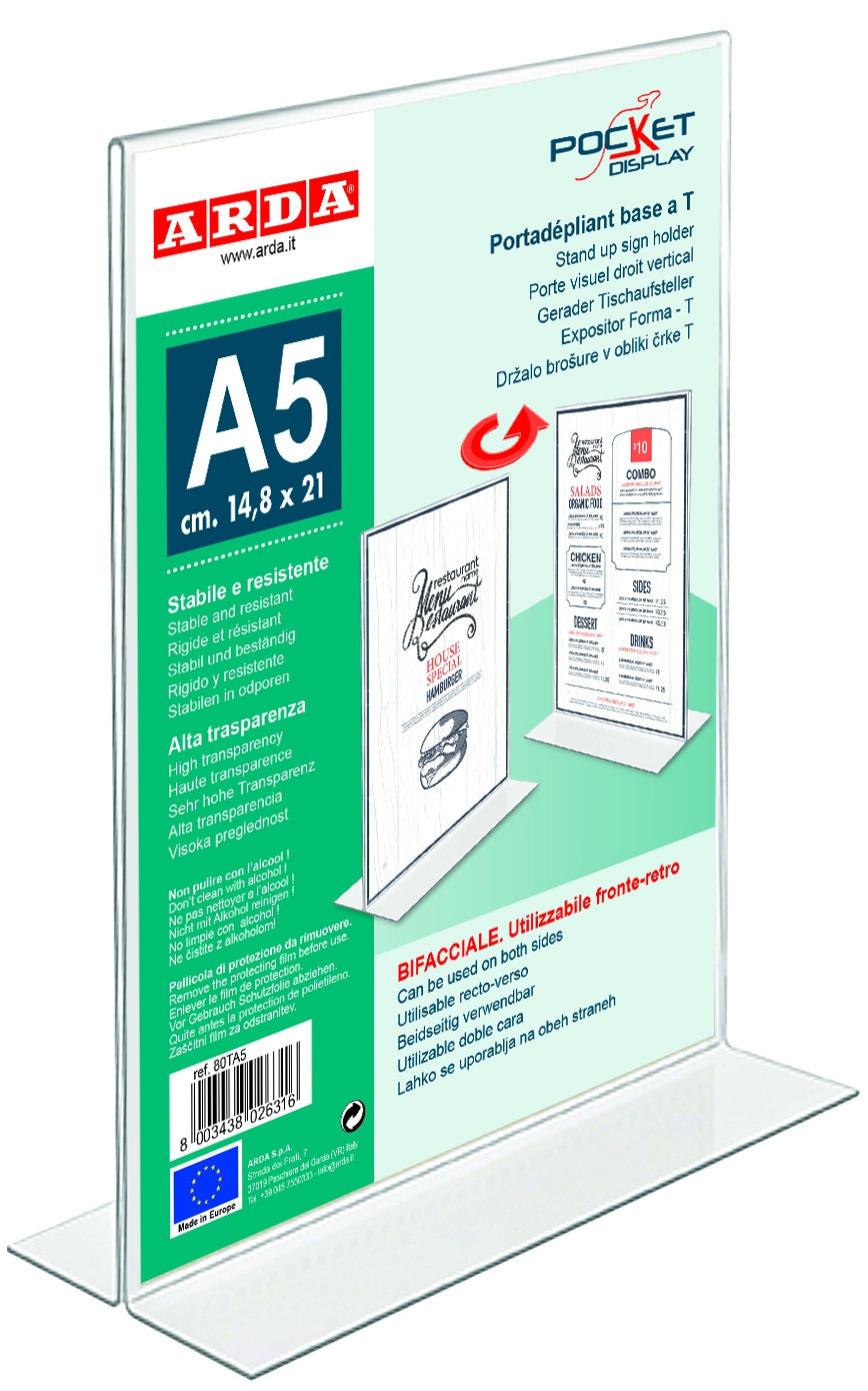 BildeSkiltholder A5 T-fot