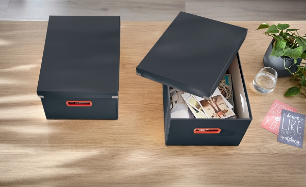 Leitz C&amp;S Cosy storage box grey M