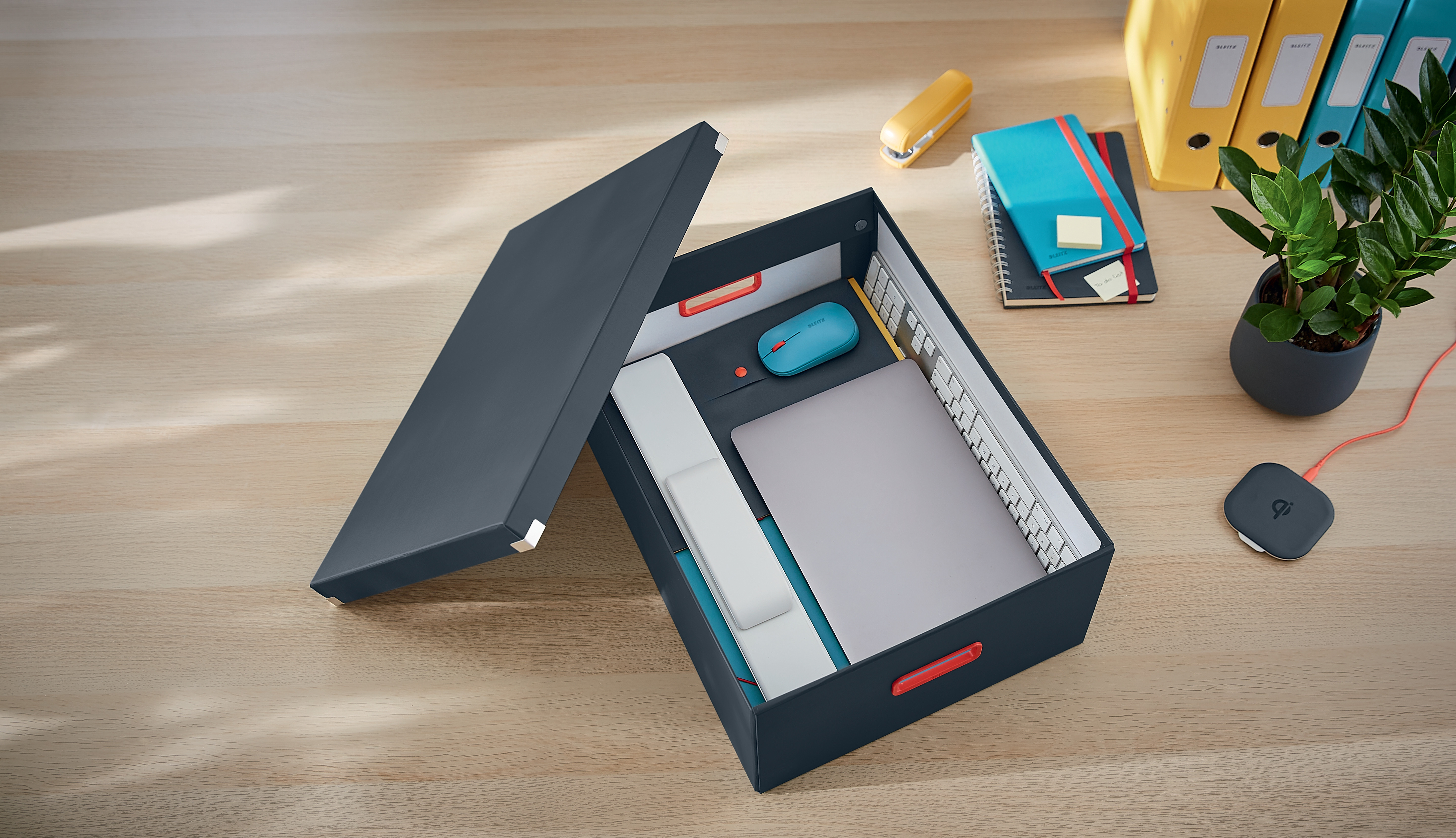 Leitz C&S Cosy storage box grey L