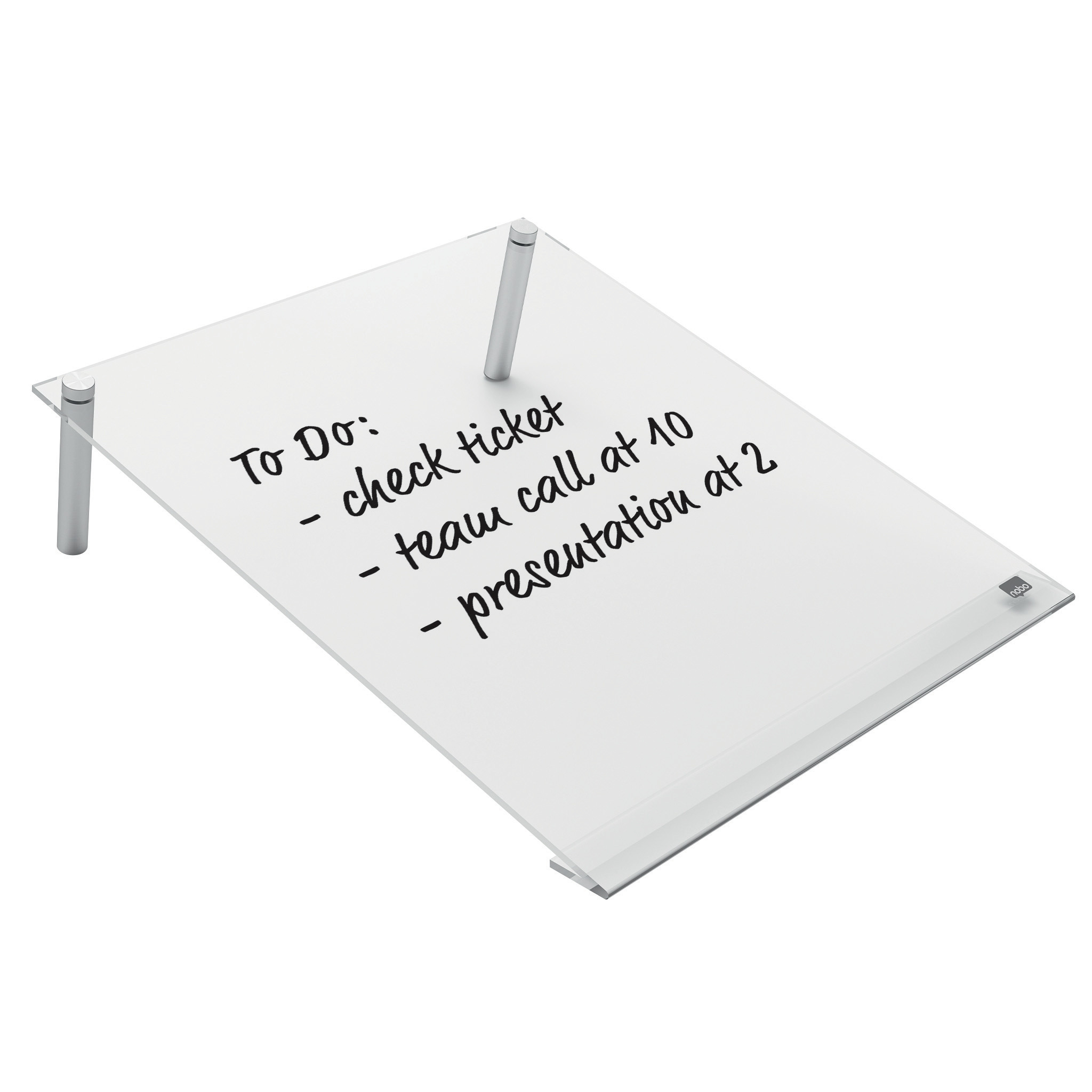 Akryl notatplate Home Nobo stende A4