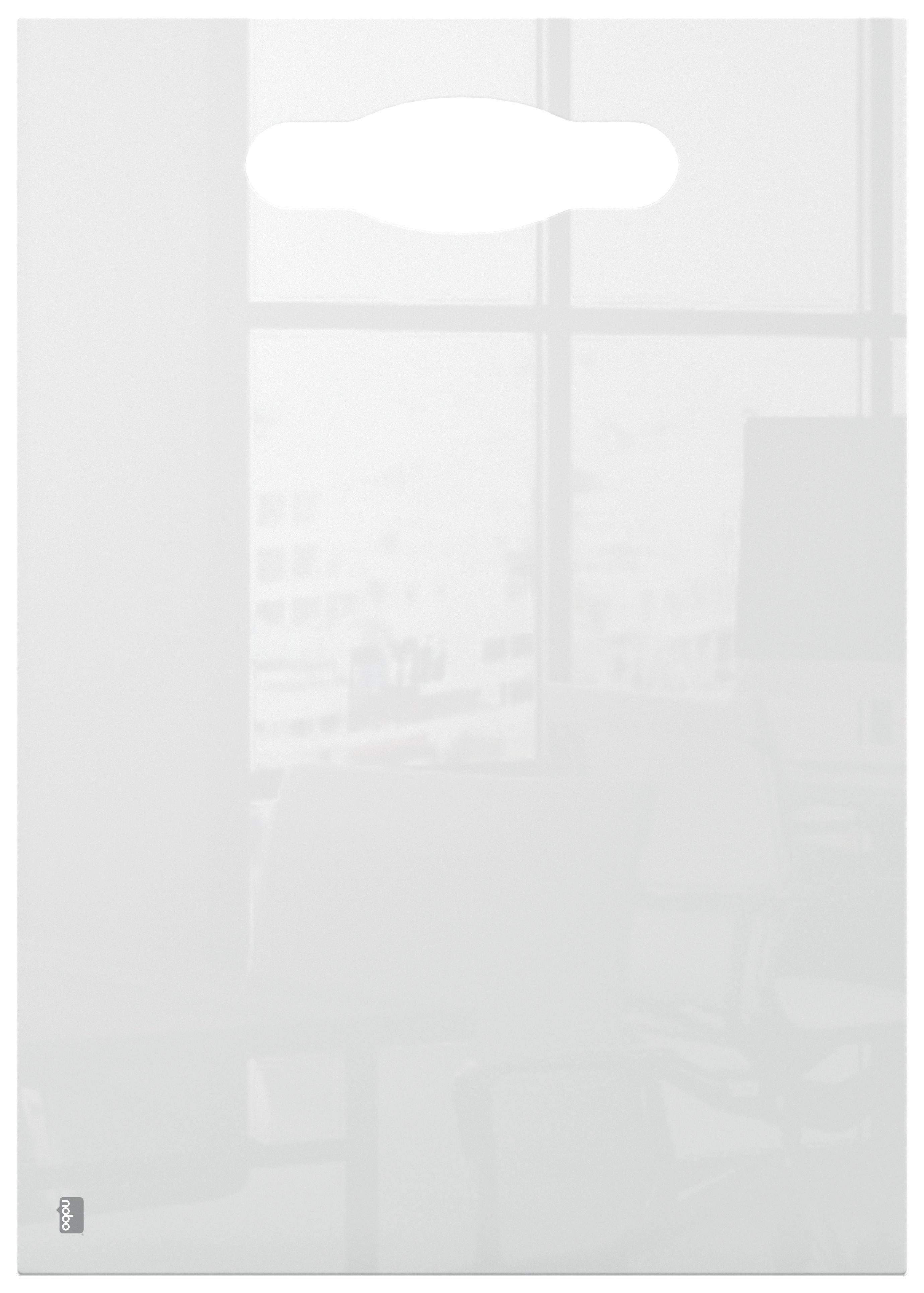 Akryl notatplate Home Nobo hndholdt A4