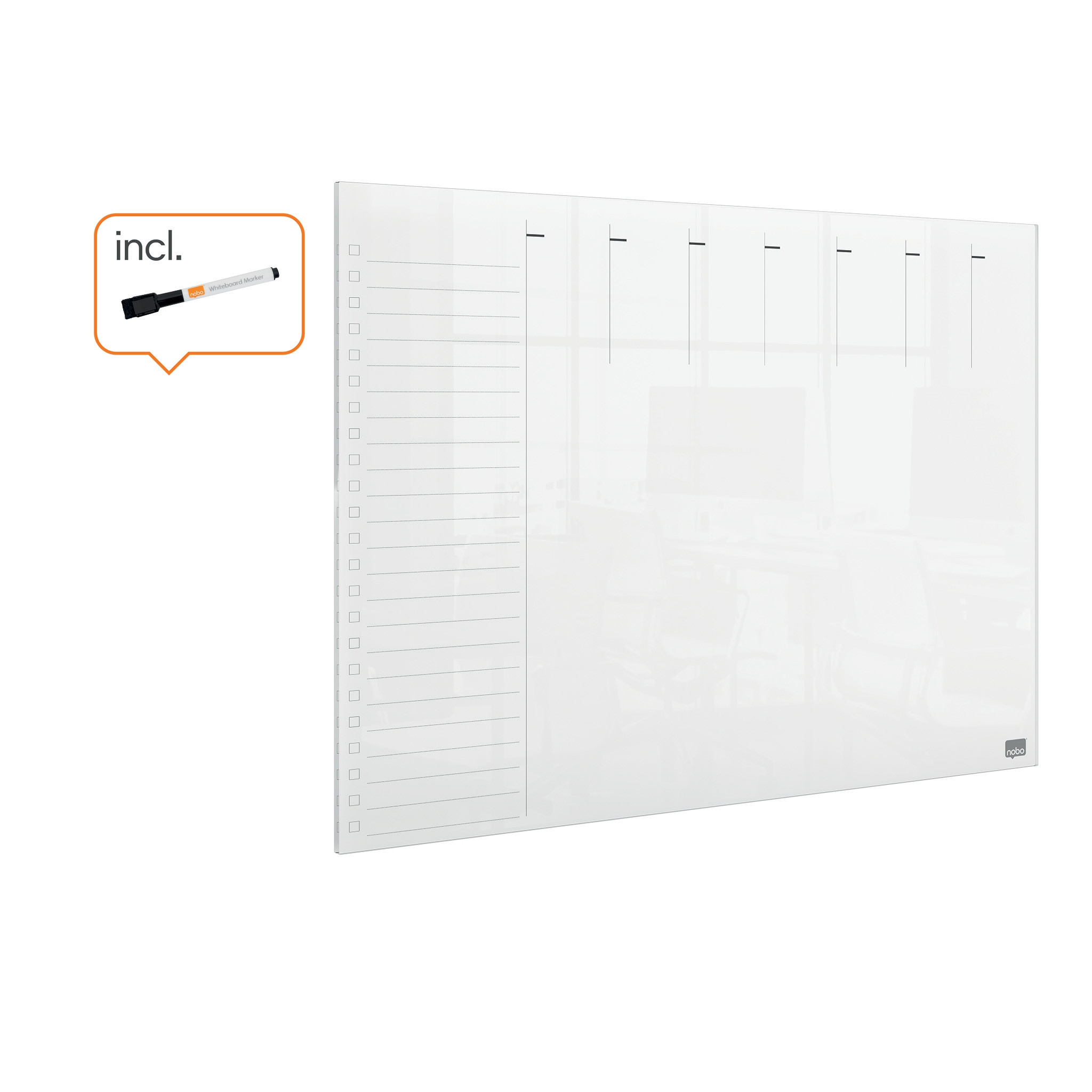 Akryl planlegger Home Nobo A3