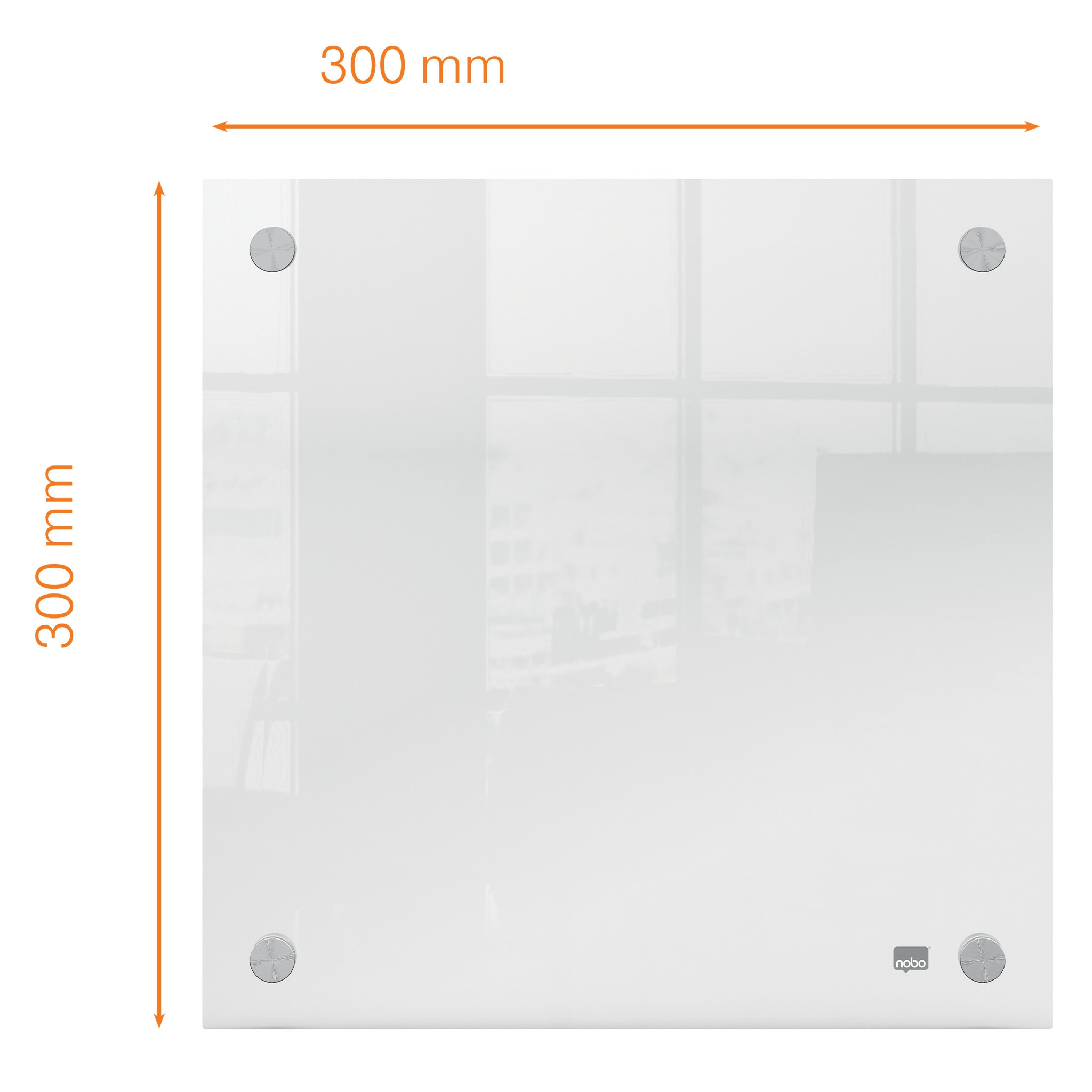 Akryl notattavle Home Nobo vegg 30x30cm