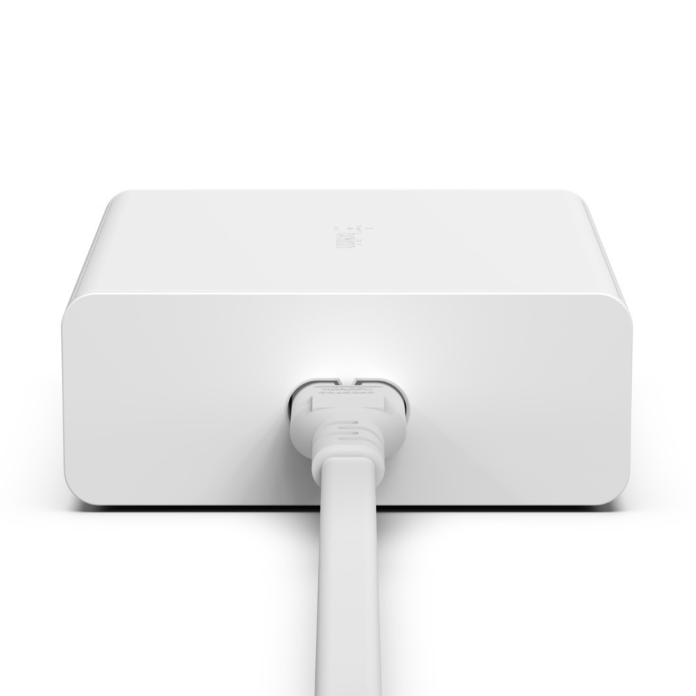108W 4-Ports USB GaN Desktop Charger (Dual C and Dual A), 2m