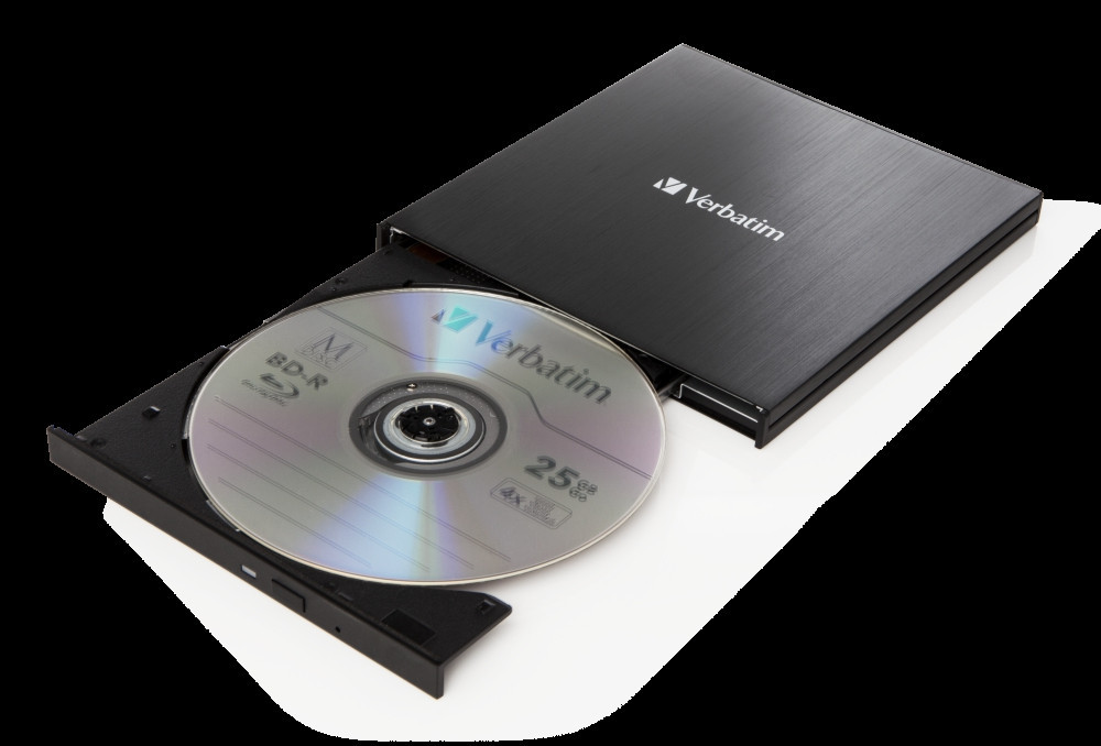 Ext. Ultra Hd 4K Slimline Blu-Ray Writer w/USB-C