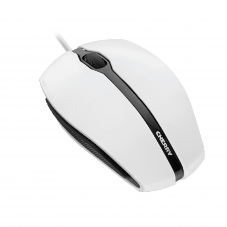 Cherry Gentix Corded Optical Mouse, White