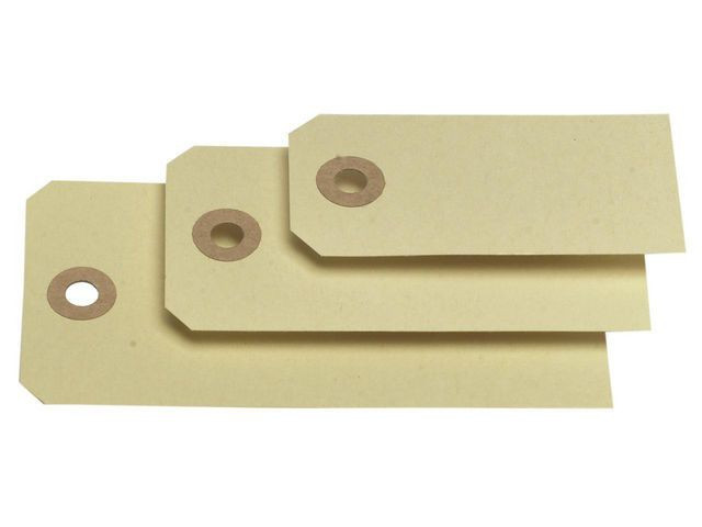 BildeBantex Manilla Name Tags 80x40 mm