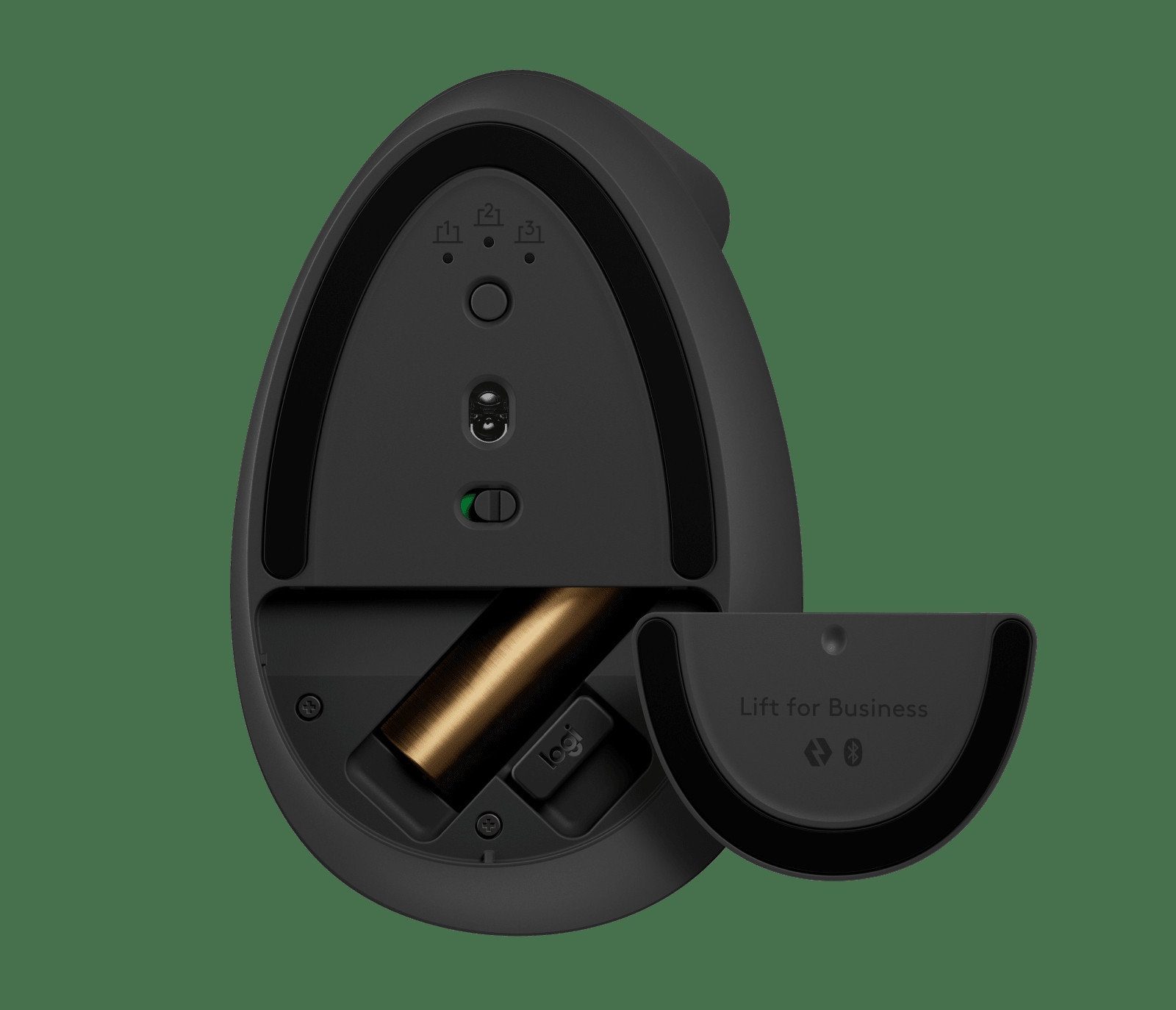 Logitech Lift Vertical Ergonomic Mouse for Business, Graphit
