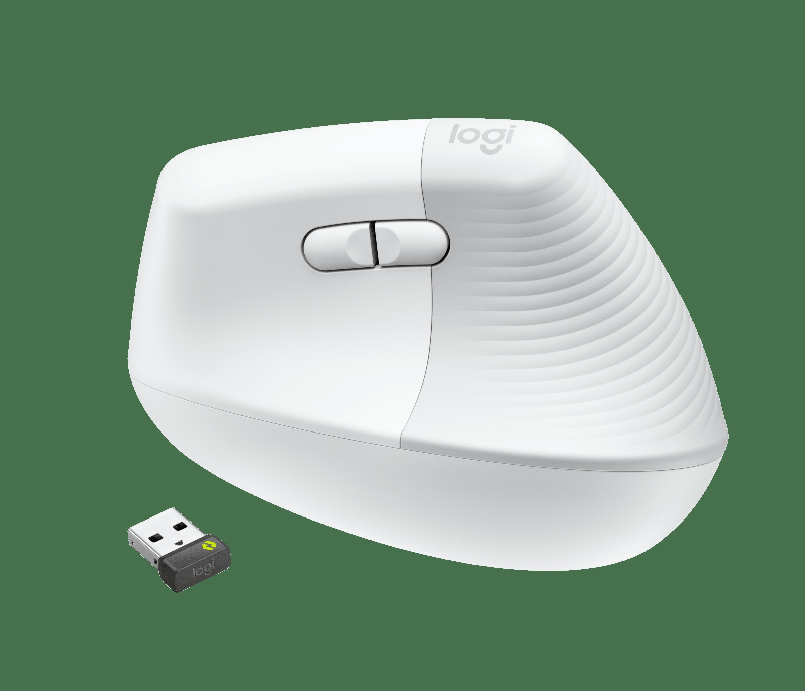 Logitech Lift Vertical Ergonomic Mouse for Business, White/G
