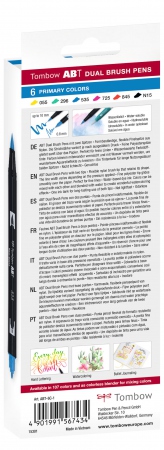 Tombow ABT Dual Brush 6P-1 Basic eske (6)