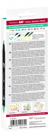 Tombow ABT Dual Brush 6C-3 Tattoos eske (6)