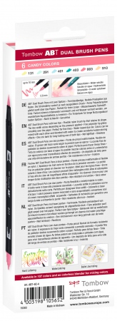 Tombow ABT Dual Brush 6C-4 Candy eske (6)