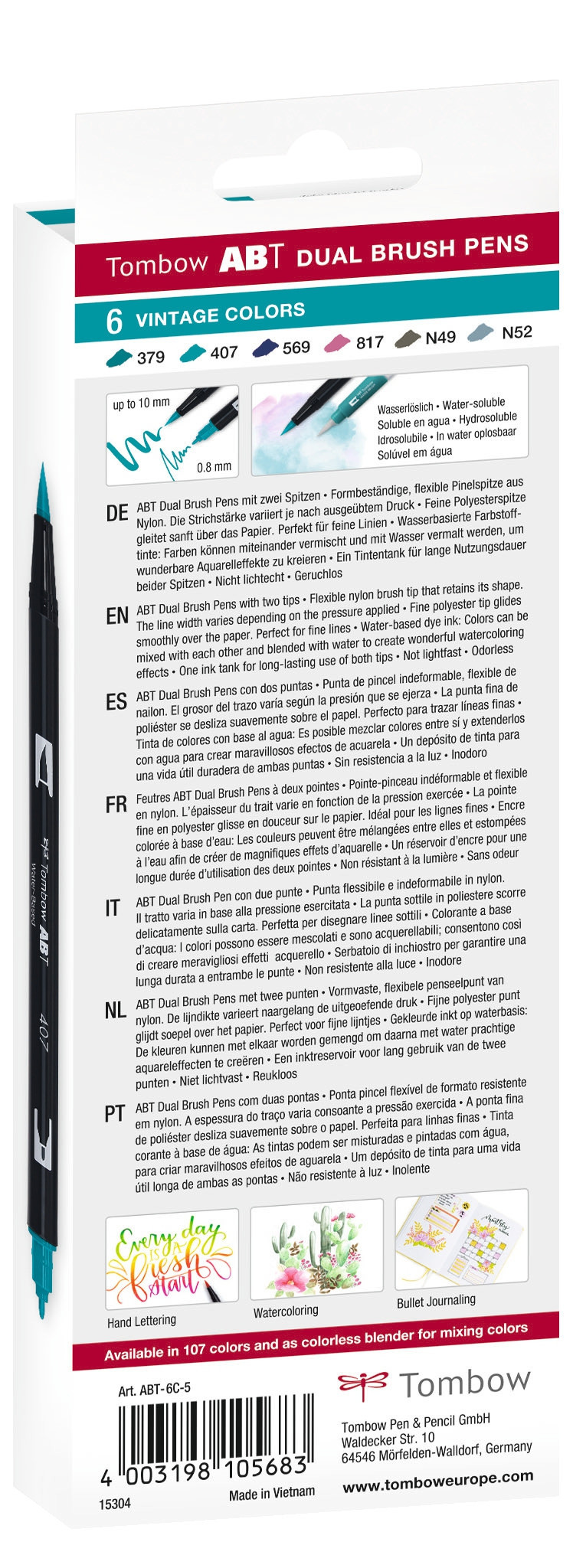 Tombow ABT Dual Brush 6C-5 Vintage eske (6)