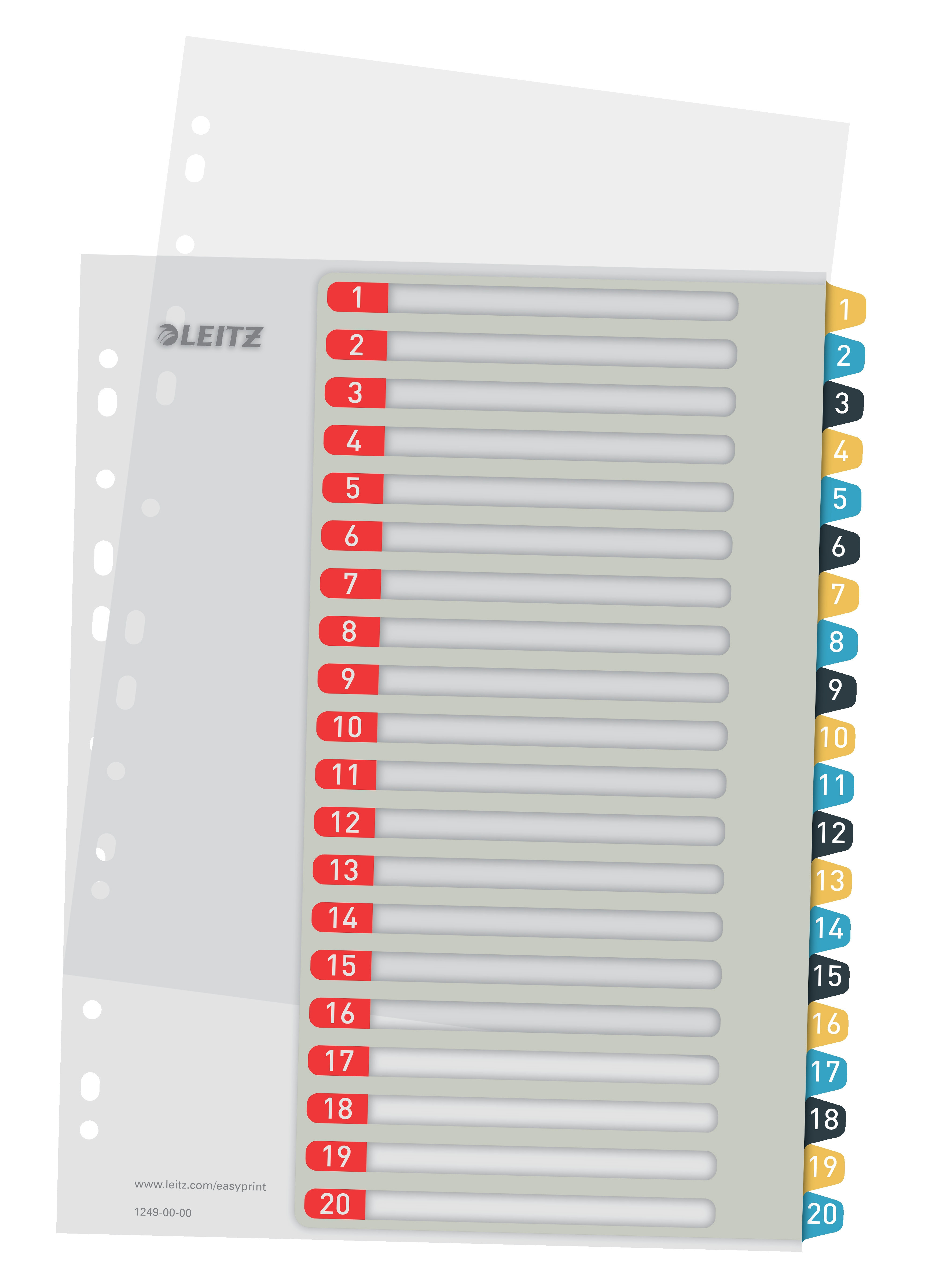 BildeRegister PP A4+ 1-20 Leitz Cosy