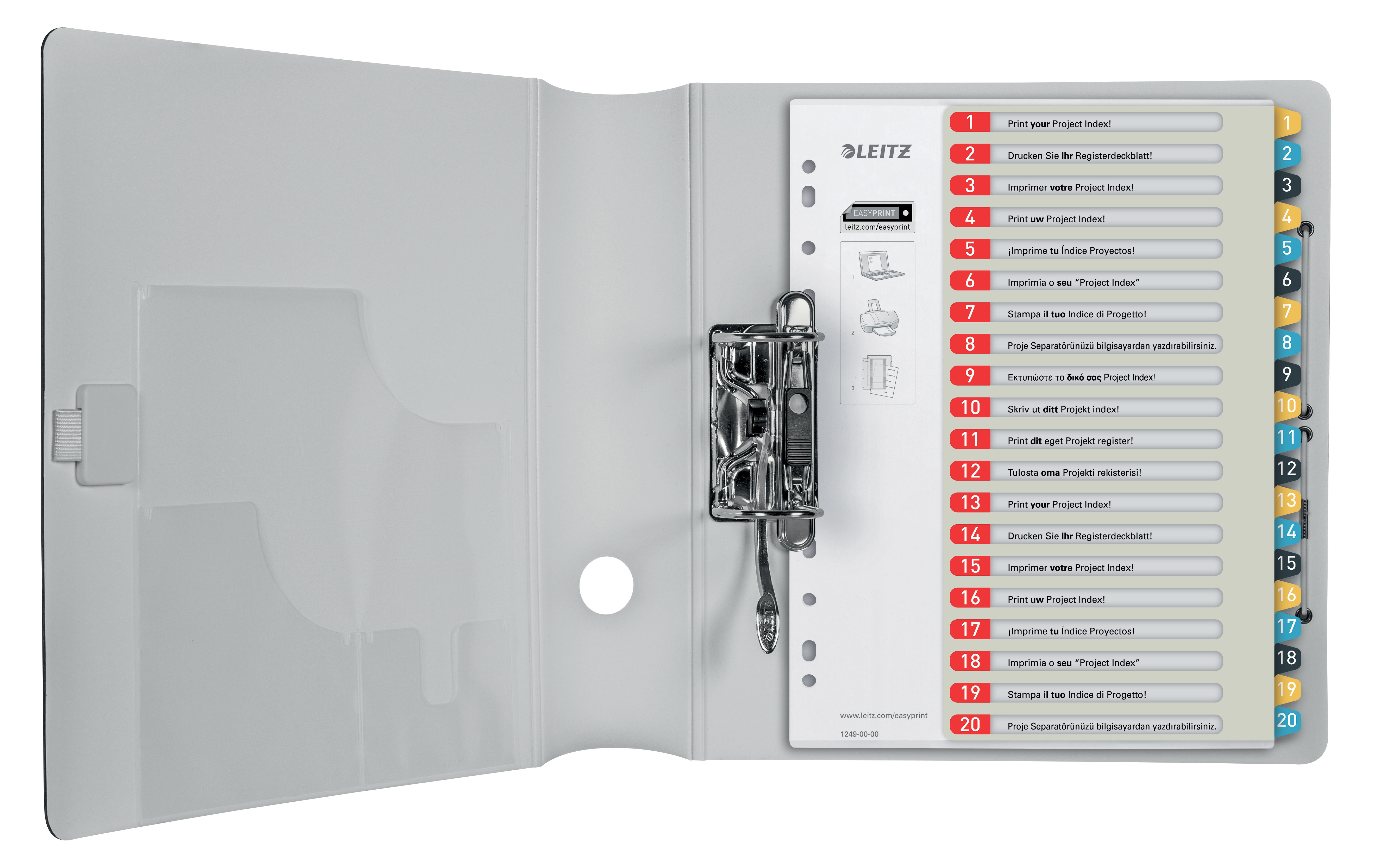 Register PP A4+ 1-20 Leitz Cosy